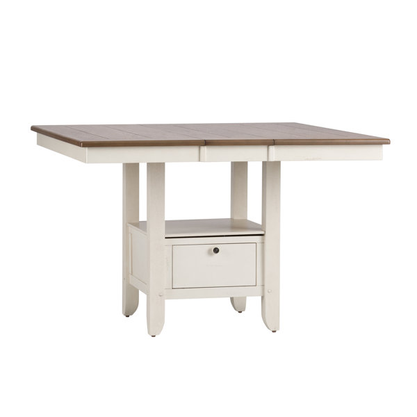 Laurel Foundry Modern Farmhouse Coffield Extendable Solid Wood Dining ...